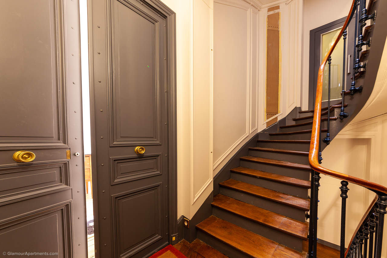 The entrance